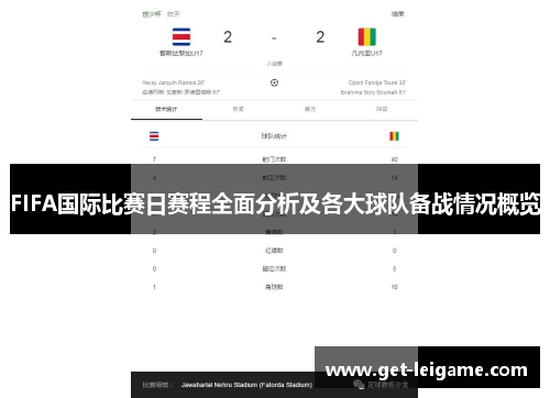 FIFA国际比赛日赛程全面分析及各大球队备战情况概览 FIFA国际比赛日赛程全面分析及各大球队备战情况概览